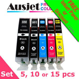 Ausjet PGI-650XL,CLI651XL nonOEM 5-Ink Set for Canon Pixma MG5460-6660, MX726-926