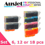 Ausjet PGI-5 CLI-8 non-OEM Ink Cart for Canon Pixma iP6600, iP6700, MP960, MP970