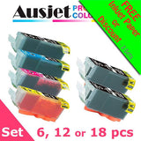 Ausjet PGI-520 CLI-521 non-OEM Ink cart for Canon Pixma MP540-MP990,MX870,iP4600