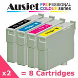 Ausjet 103 non-OEM 4-Set Ink cartridge for Epson TX550W, T40W, TX600FW, TX610FW