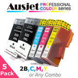 Ausjet non-OEM new Ink Cartridge Set alt. for HP 920XL; Officejet 6500,7000,7500