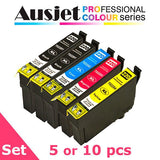 Ausjet 220XL non-OEM 5-Set Ink cartridge for Epson XP220-XP420, WF2630-WF2760