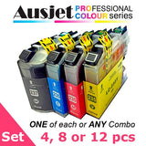 Ausjet LC237XL LC235XL non-OEM Ink Cartridge Set for Brother DFC,MFC-J4620-J5320