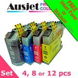 Ausjet LC233 non-OEM Ink Cartridge Set for Brother MFC-J4620DW -MFCJ5720DW