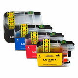 Ausjet LC-23E non-OEM Ink Cartridge Set for Brother MFC-J5920DW