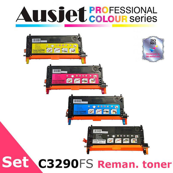 Ausjet CT350567-70 remanufacture Toner 4&5 Set for XEROX DocuPrint C3290FS, 8/7K