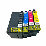 Ausjet 254XL,252XL nonOEM Ink cartridge Set for Epson WF-3620/40,7610/20,7710/25
