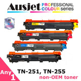 Ausjet TN-251,TN-255 non-OEM Toner for BROTHER MFC9140,9330,9340; HL3150,3170