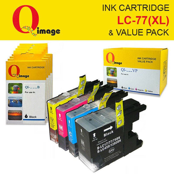 Q-Image LC77(XL) non-OEM Ink Cartridge for Brother MFC-J5910DW - MFC-J6910DW