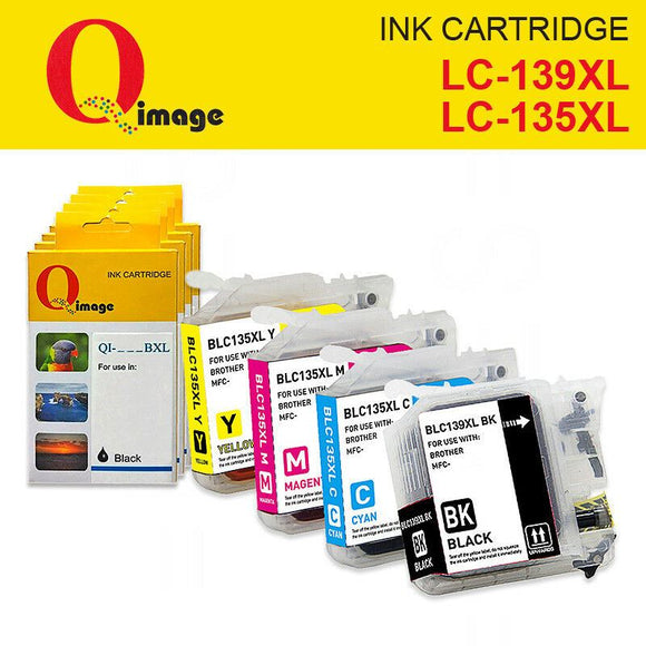 Q-Image LC139XL LC135XL non-OEM Ink Cartridge for Brother MFC-J6520 - J6920