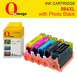 Q-Image non-OEM Ink for HP 564XL 5-colour Photosmart 7510,C6375, D5460-7560,C410