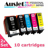 Ausjet 302XL non-OEM Ink cartridge Set for Epson Expression Premium XP6000,6100