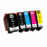 Ausjet 302XL non-OEM Ink cartridge Set for Epson Expression Premium XP6000,6100