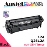 Ausjet non-OEM High Yield Toner alt.for HP 12A,Q2612A. Use in LaserJet 1012-3055