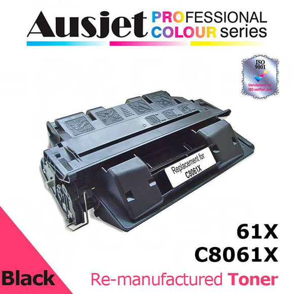 Ausjet re-manufactured Toner alt. for HP 61X, C8061X, for use in LaserJet 4100