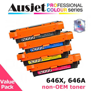 Ausjet nonOEM Toner alt.to HP 646X,646A for use in LaserJet CM4540 MFP; 17/12.5K