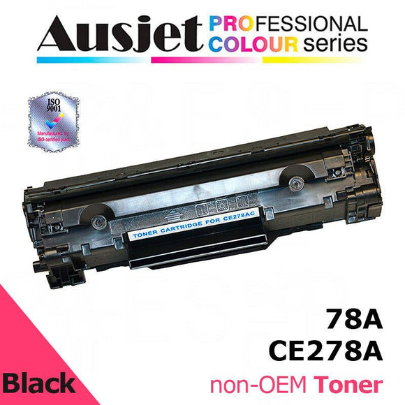 Ausjet non-OEM new Toner alt. for HP 78A, CE278A, for use in LaserJet P1560-1606