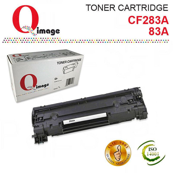 Q-Image non-OEM BLACK Toner for HP 83A,CF283A. Use in LaserJet M127,201,202,225