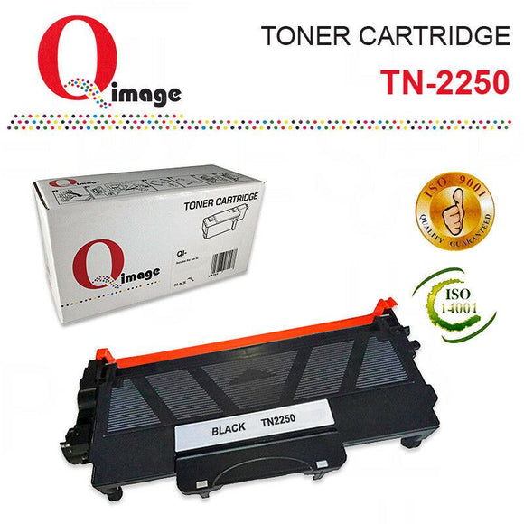 Q-Image TN2250 non-OEM BLACK Toner for BROTHER DCP7060,HL2250, MFC7240,7460,7480