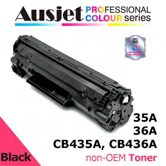 Ausjet non-OEM Toner for HP 35/36A,CB435A,CB436A. For Laserjet M1522,P1505,P1005