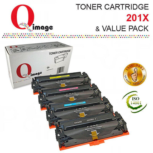 Q-Image non-OEM Toner 201X, CF400X-403X, for use in HP LaserJet M252,M274,M277