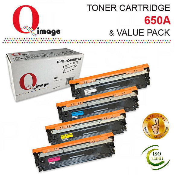 Q-Image non-OEM Toner 650A,CE270A-273A for HP LaserJet CP5525, Enterprise M750