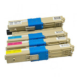 Ausjet Toner cartridge Set for OKI colour laser C310,C330,C510,C530, MC361,MC561