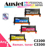 Ausjet CT350674-77 re-manufactured Toner for XEROX DocuPrint C2200,C3300dx, 8/7K