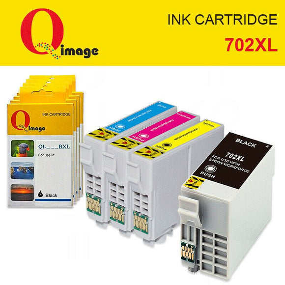 Q-Image 702XL non-OEM Ink alt. for Epson WorkForce Pro WF-3720, WF-3725, WF-3730