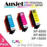 Ausjet 312XL non-OEM Ink Cartridge for Epson Photo XP-8500, XP-8600, HD-XP15000