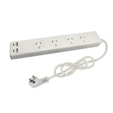 Jackson 4-way USB/USB-C Powerboard, fast charge, 1m lead, surge/overload protect