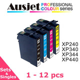 Ausjet 288XL non-OEM Ink cartridge Set for Epson Home XP240,XP340,XP344, XP440