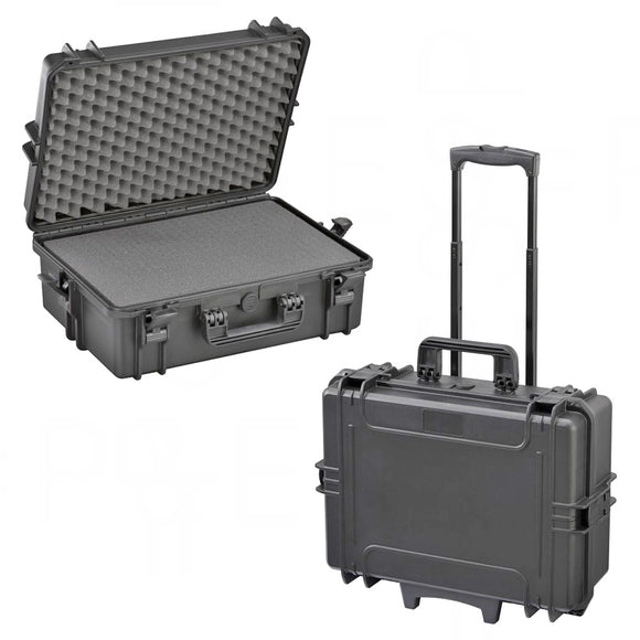 MAX 505S waterproof hard plastic Carry Case & Trolley 33.9L shockproof dustproof
